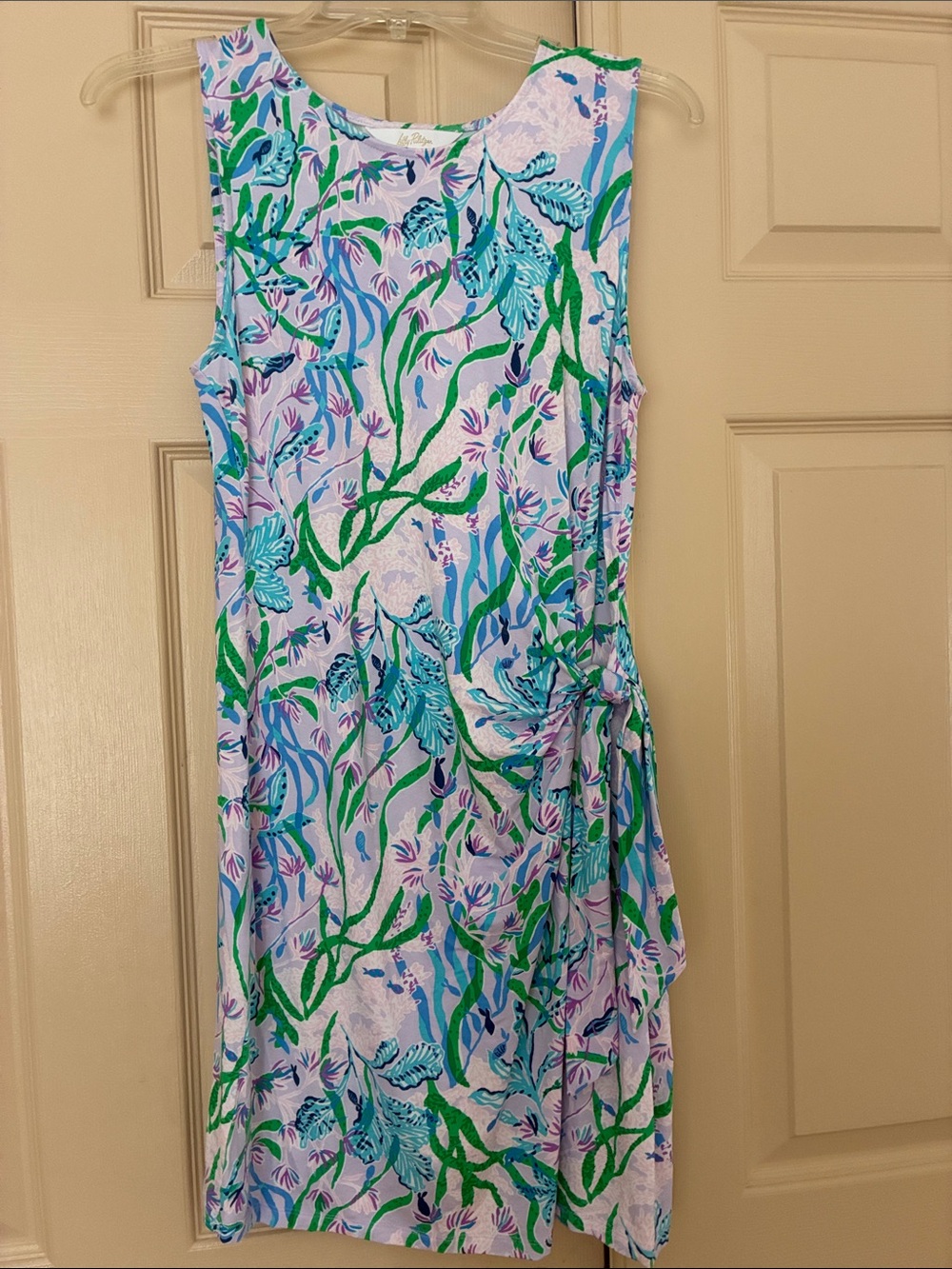 Lilly Pulitzer Lilac Floral dress with Green & Aqua Print